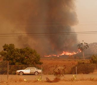 This fire is way too close.